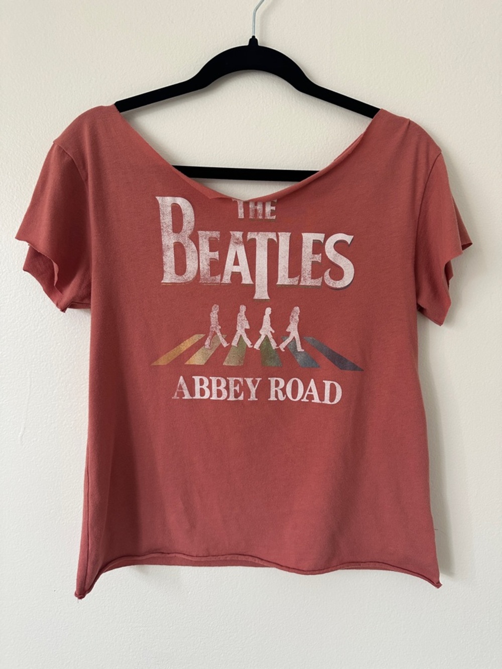Hybrid Apparel Rose Clay Beatles Abbey Road Short Sleeve Tee